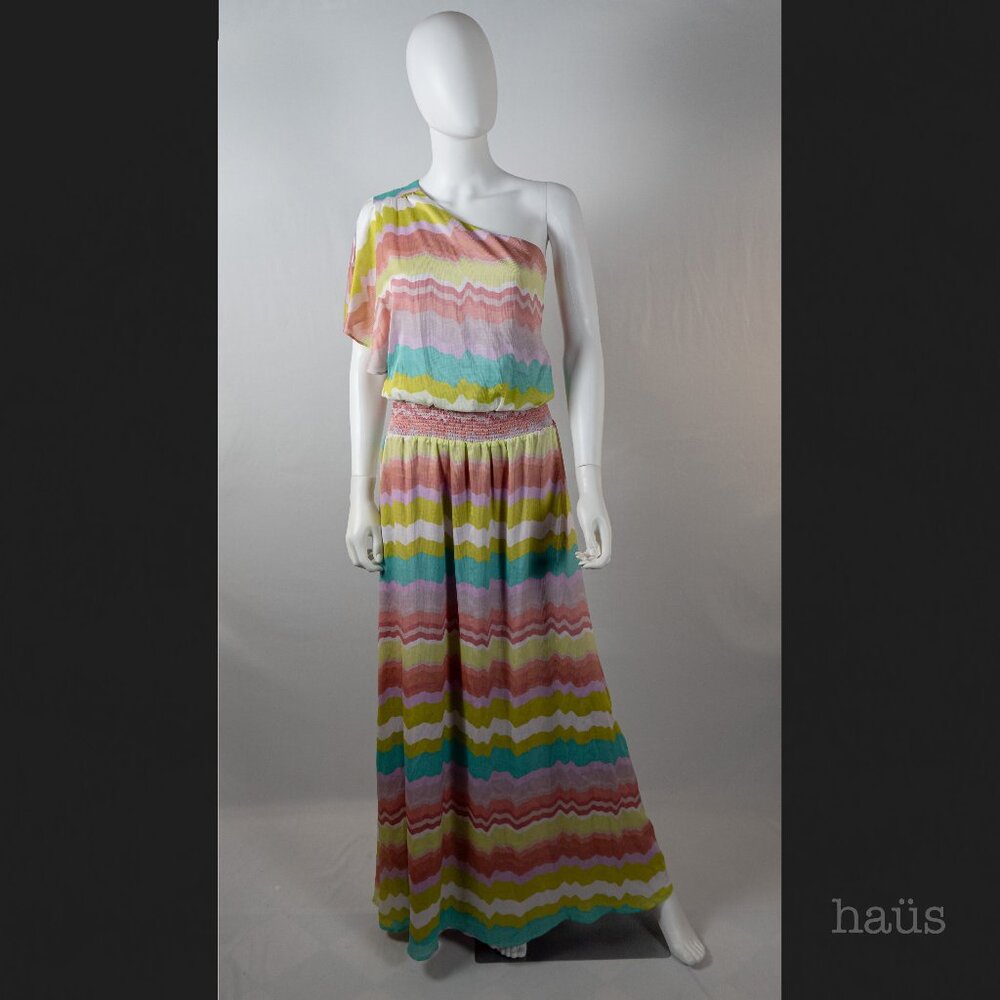 Jessica Simpson One Shoulder Spring Maxi